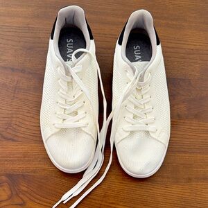 Suavs Women’s White Mesh Sneakers